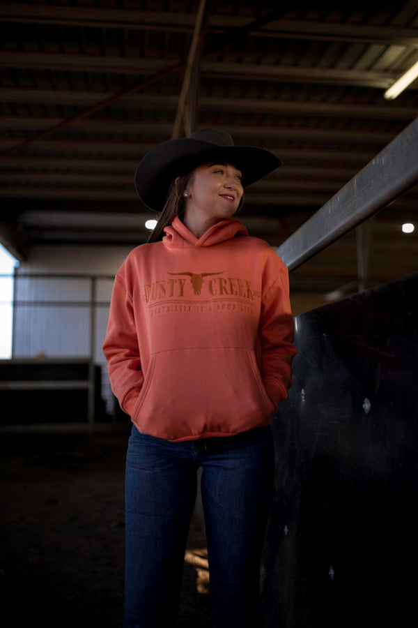 LADIES HOODIE in Chilli Pepper