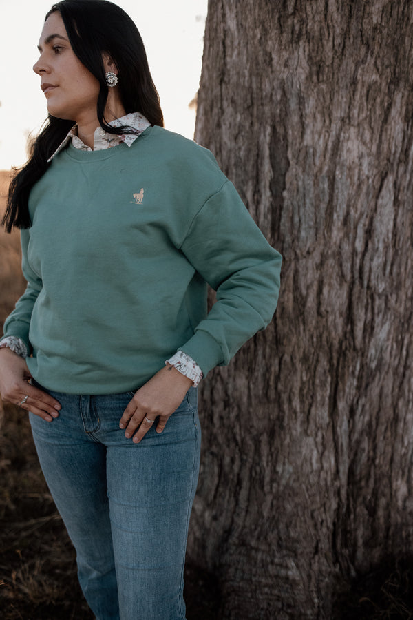 LADIES SWEATER Sage