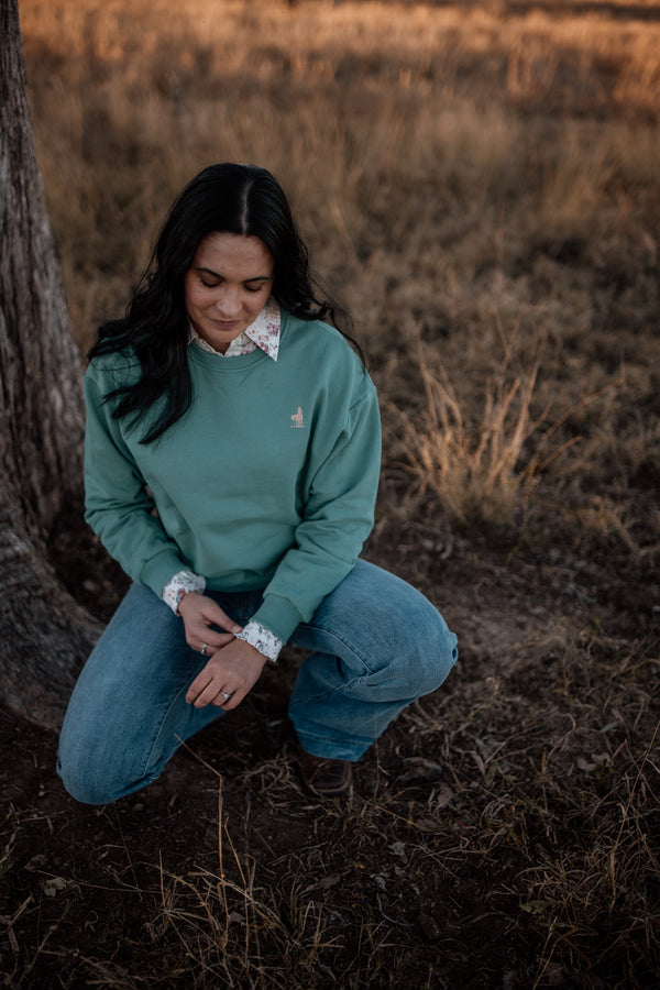 LADIES SWEATER Sage