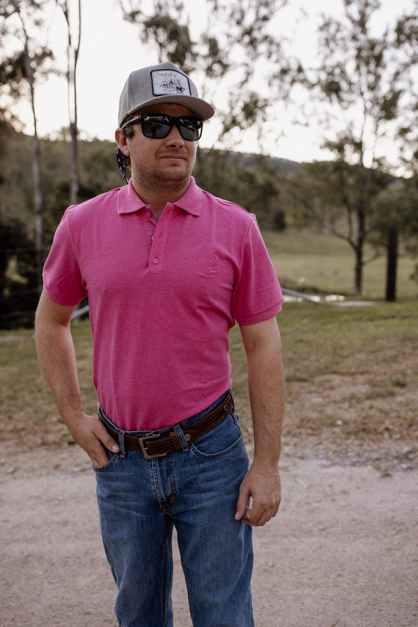 MENS POLO Merle Pink