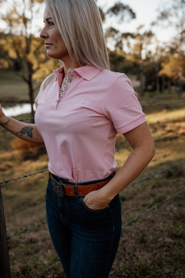 LADIES POLO Light Pink