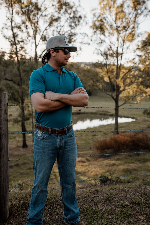 MENS POLO Teal