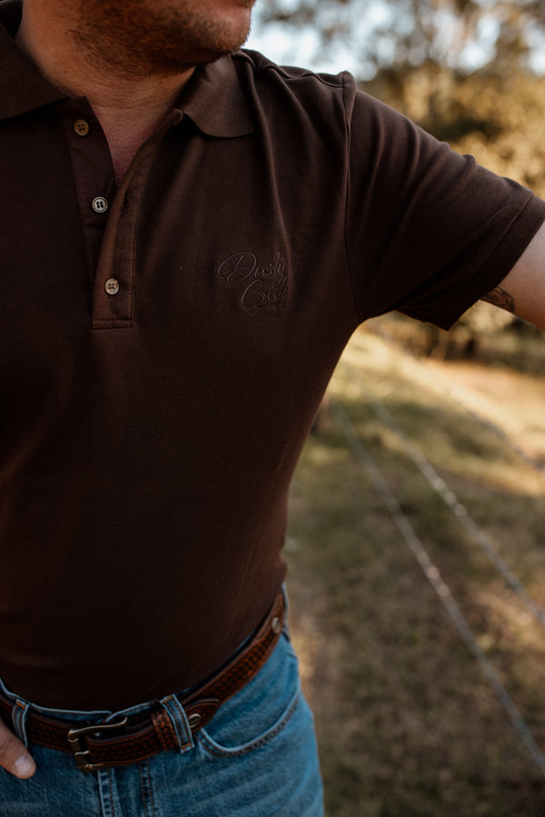 MENS POLO Brown